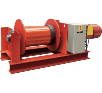 Hadef Elektroseilwinde Figur 45/10 E Hadef Elektroseilwinde Figur 45/10 E 135 2000 kg