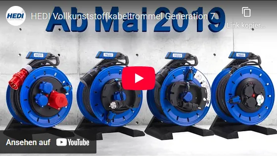 Video: HEDI Vollkunststoffkabeltrommel Generation 7