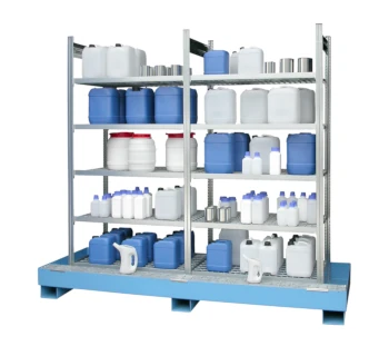 LaCont Kleingebinderegal mit Standwanne LaCont Kleingebinderegal mit Standwanne 994 1x 4 Gitterrostböden + AW