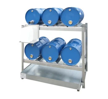 LaCont Abfüllregale für 60-Liter-Fässer LaCont Abfüllregale für 60-Liter-Fässer 994 2 Fasslager