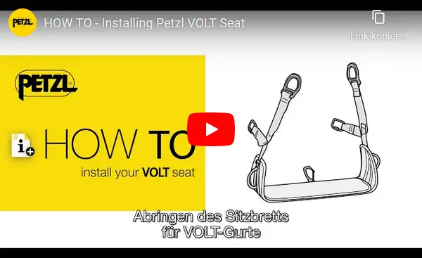 Video: Petzl Handhabung mit dem Volt Sitzbrett