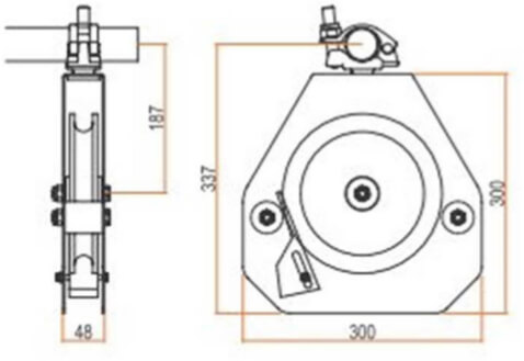 Tractel Poulistop 2 Skizze