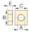 Abmessungen der Flanschbefestigung RB10