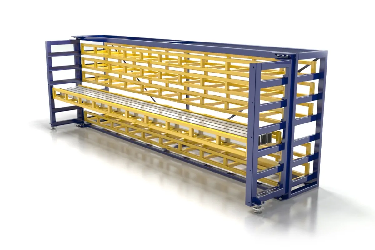 RR - Industrietechnik Kassetten Schubfachregal RKS – Produktansicht