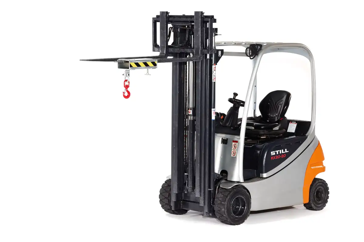 Verladetraverse Typ RH für eine Zinke Ansicht 4 Verladetraverse Typ RH für eine Zinke Ansicht 2