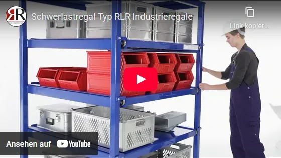 Video Langgut Rollausregale / Schubfachregale