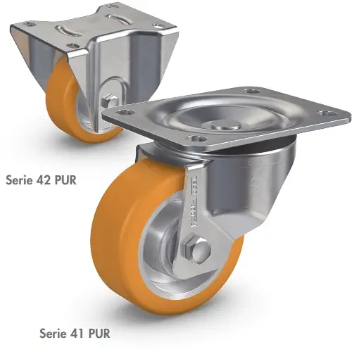 Räder-Vogel PEVOPUR® Räder Serie (41/42) 1248 80 mm