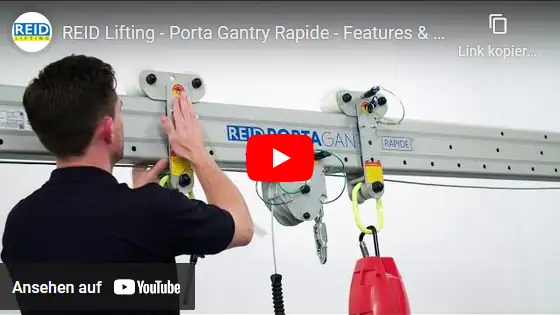 Video: Reid Alu-Portalkran PORTA-GANTRY-RAPIDE