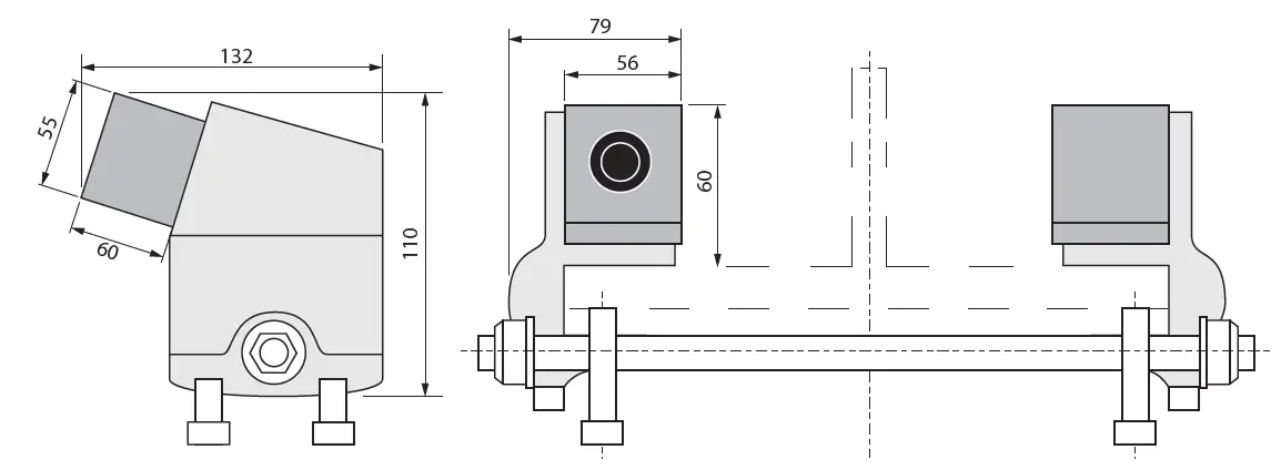 Abmessungen Katzpuffer KB1