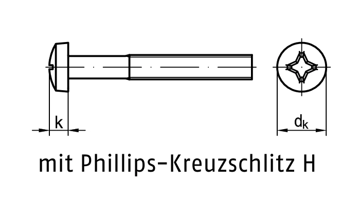 4.8 Flachkopfschraube ISO 7045 Kreuzschlitz M3 x 8 Ansicht 3 4.8 Flachkopfschraube ISO 7045 Kreuzschlitz M3 x 8 Ansicht 2