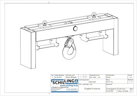 Schilling 51300 Staplertraverse