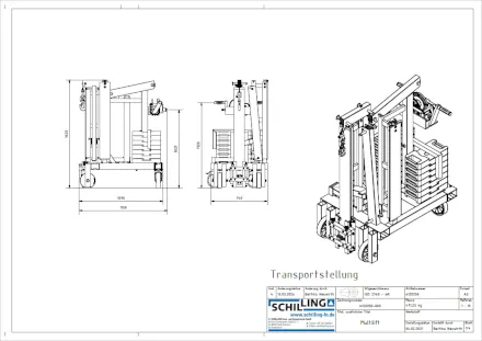 Schilling Alu-Multilift 2in1 mit Kontergewicht PDF Massblatt