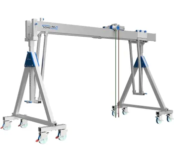 Schilling Alu-Portalkran-Doppelträger fahrbar Schilling Alu-Portalkran-Doppelträger fahrbar 29 1000 kg