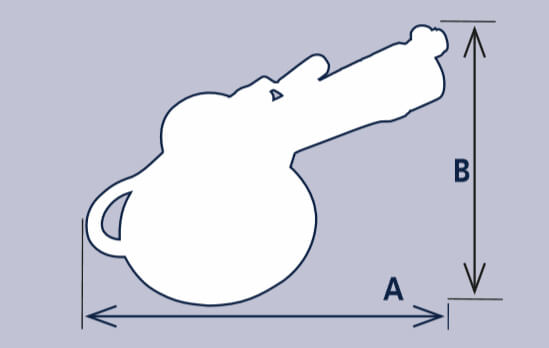 Schleifmaschine Skizze