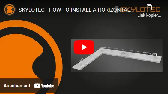 Video: Montageanleitung horizontales Seilsystem SKYLINE 2.0