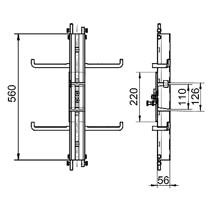 Tractel Drehbarer Ein- und Ausstieg Tractel Drehbarer Ein- und Ausstieg A11, feuerverzinkt