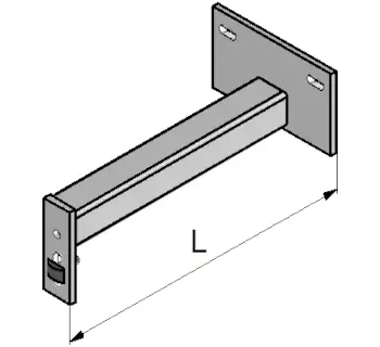 Tractel Halterung für Strukturen  A12, feuerverzinkt 
