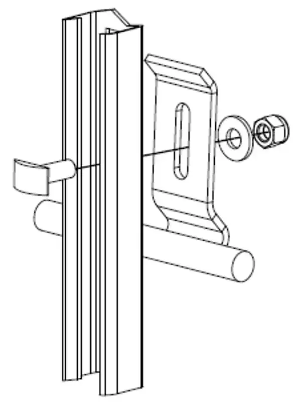 Tractel Zentrale Halterung  A12, feuerverzinkt 