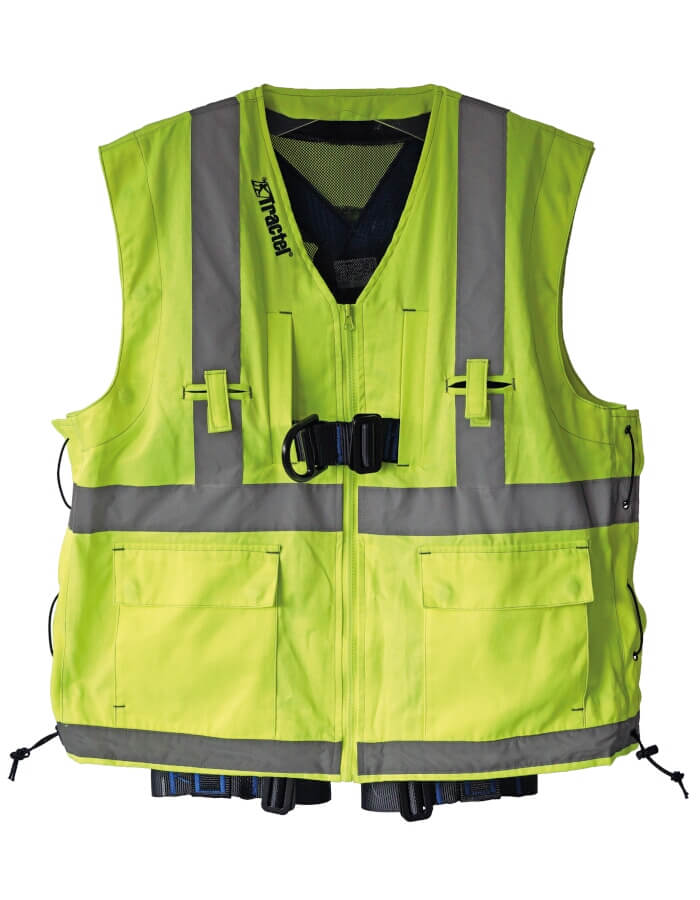 Tractel Auffanggurt HT45 (Ausführung mit Warnweste) – Ansicht