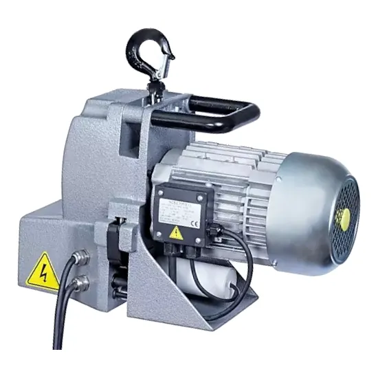 minifor mit Umlenkrollenkit (Beispiel TR30S mit 230 V / 50 Hz