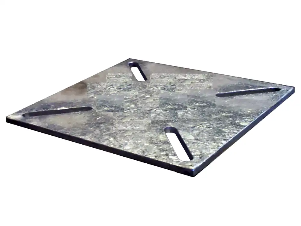 Kurvenumlenkrollenstütze Gegenplatte Ansicht 1 Kurvenumlenkrollenstütze Gegenplatte Ansicht 2