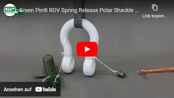 Video: Green Pin® ROV Spring Release Polar Schäkel
