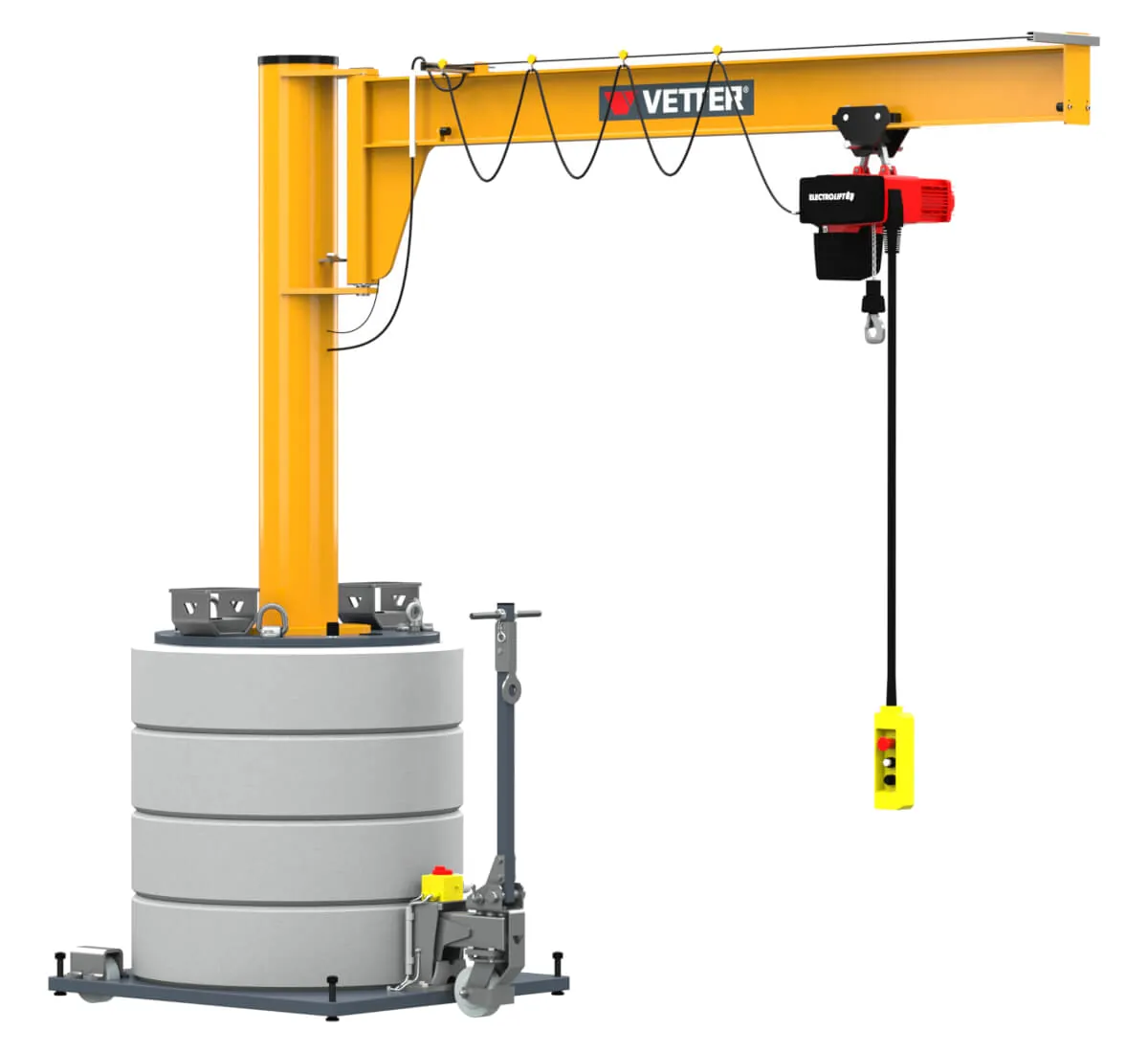 Vetter MOBILUS ASSISTENT MOB12 AS – mobiler Säulenschwenkkran