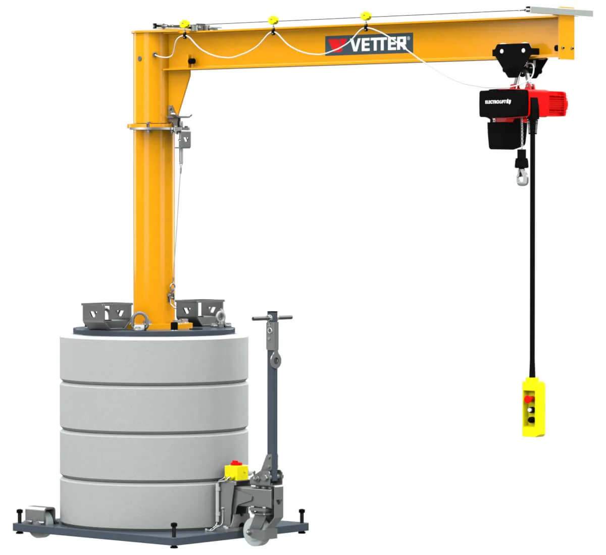 Vetter MOBILUS PRIMUS MOB12 PR mobiler Säulenschwenkkran