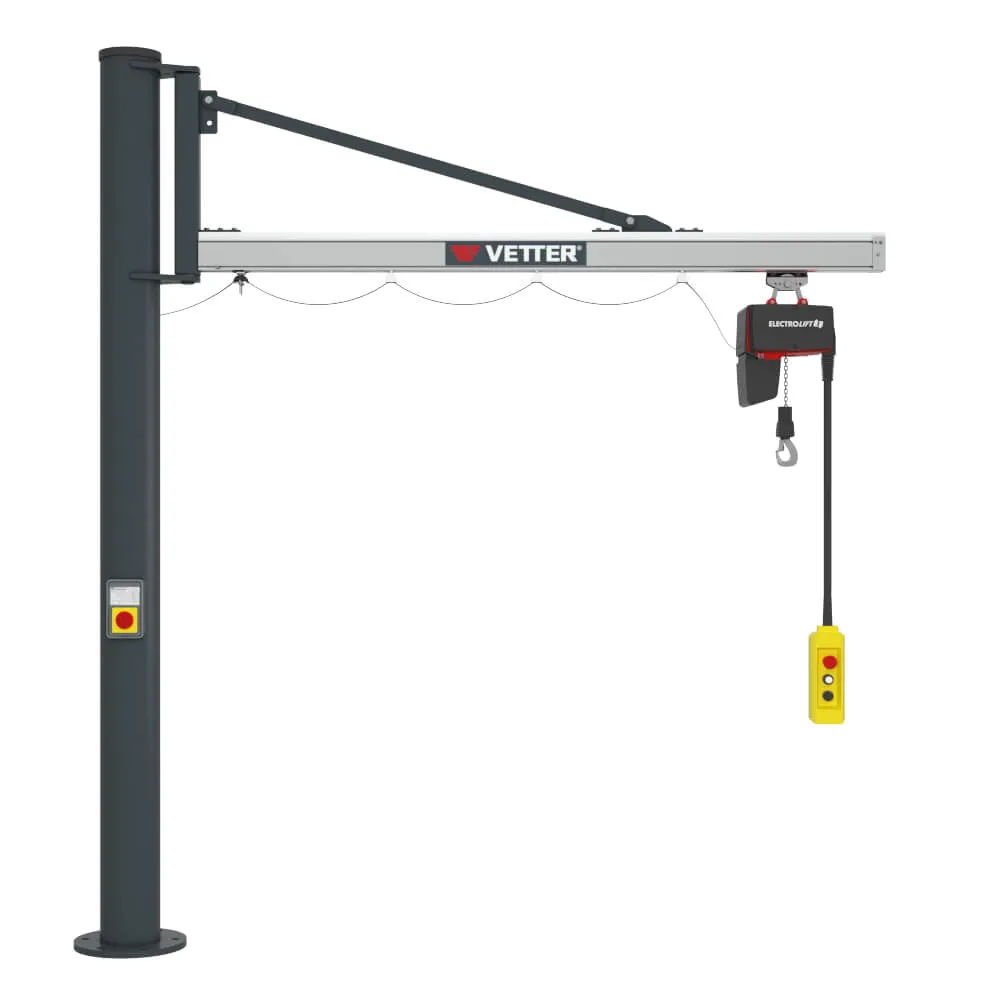 Vetter Säulenschwenkkran UNILIFT US mit Aluminiumprofil-Ausleger