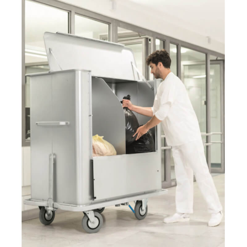 Transportwagen mit dreiteiligem Deckel W 171 Schaubild 1