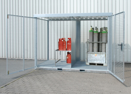 Bauer Gasflaschen-Container Typ GFC-E