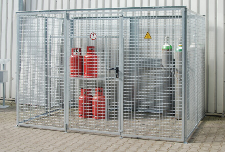 Bauer Gasflaschen-Container Typ GFC-M