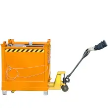 Bauer - Klappbodenbehälter FB mit Gabelhubwagen