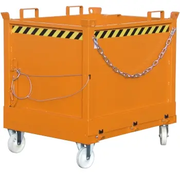 Bauer - Klappbodenbehälter FB mit Rollensatz