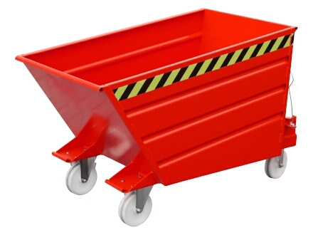 Bauer - Kippbehälter Typ V mit Rollen