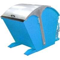 Bauer Kippbehälter Typ RD 1000 Lichtblau Inhalt 1000 dm³  Artikel-Nr.: BAU-4483-02-0000-3