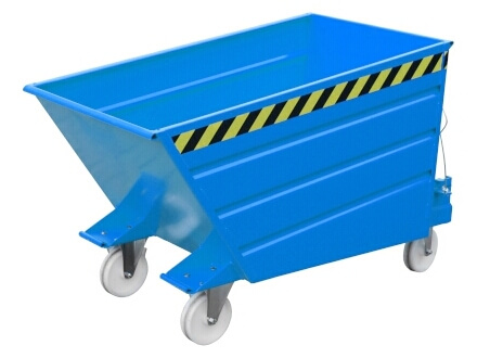 Bauer - Kippbehälter Typ V mit Rollen