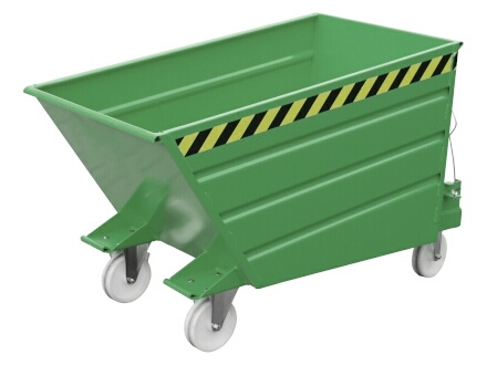 Bauer - Kippbehälter Typ V mit Rollen