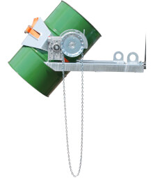 Fasskipper Typ FLEX K Feuerverzinkt Kippvorgang mit Endloskette   Artikel-Nr.: BAU-4440-06-0000-7