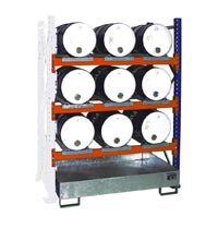 Bauer Fassregale mit Auffangwanne Serie 3000 