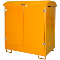 Bauer Gefahrstoff-Depot GD-N 2, lackiert, Gelborange Auffangvolumen 210 l l  Artikel-Nr.: BAU-4416-19-0000-71