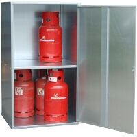 Bauer Gasflaschen-Depot Typ GFD G 1, verzinkt max. Anzahl 10 (11-kg-Gasflaschen)   Artikel-Nr.: BAU-4495-03-0000-7