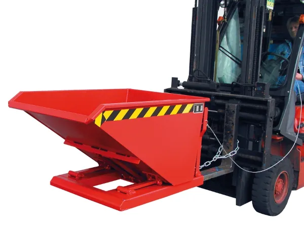 Bauer Kippbehälter Typ NK – Scheren-Kipp-Mechanismus (TOMANRO)