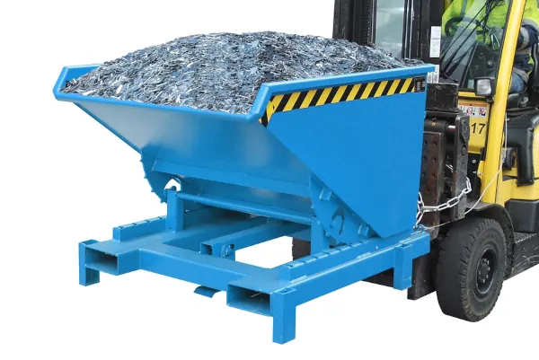 Bauer Schwerlast-Kipper Typ SK – Kippmulde mit Abrollmechanismus