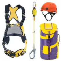 BEAL GmbH Kit: Gurt und Verbindunsgmittel 1.5 m länge, Helm orange Auffangöse 2   Artikel-Nr.: BEA-SETDynaproO