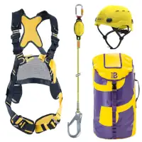 BEAL GmbH Kit: Gurt und Verbindunsgmittel 1.5 m länge, Helm gelb Auffangöse 2   Artikel-Nr.: BEA-SETDynaproY