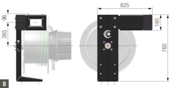 Conductix-Wampfler Befestigungswinkel für SR50 B