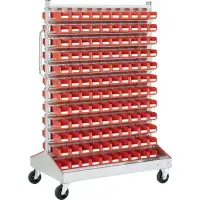 BITO Sichtrollenwagen zweiseitig 19519 Anzahl Behälter 240   Artikel-Nr.: BITO-8-19519