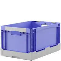 Klappbox EQ - GB mit Durchfassgriffen 31468 Grundmaß L x M 600 x 400 mm  Artikel-Nr.: BITO-51-31468