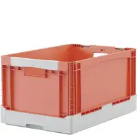 BITO Klappbox EQ - RB mit Durchfassgriffen 31460 Grundmaß L x M 600 x 400 mm  Artikel-Nr.: BITO-51-31460